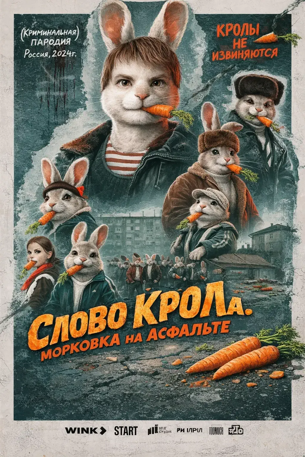 Слово крола. Морковка на асфальте